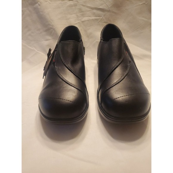 Mellow Walk Daisy Black Model 61478 Steel Toe Slip Resistant Womens Size 9.5 NWT - Picture 1 of 7